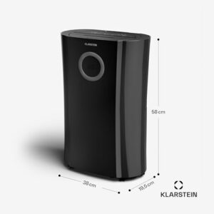 Alternative view of Klarstein DryFy Pro Connect 20L Luftentfeuchter, WiFi App Steuerung, 20L/Tag, 4L Tank, Timer, Elektrisch, Raumgröße 20-30m², Smarter Luftentfeuchter, Tragbar, Automatische Abschaltung, Schwarz