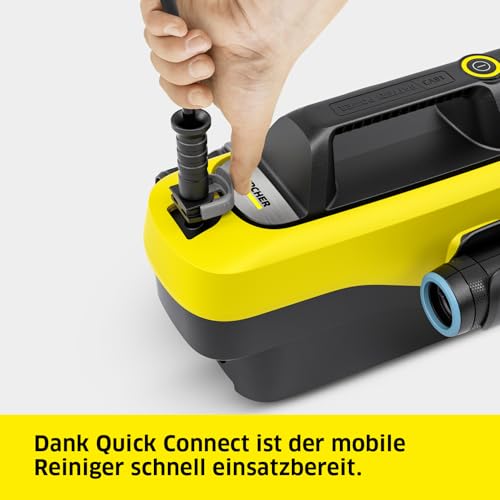Kärcher Mobile Outdoor Cleaner OC 6-18 (Mitteldruck 24 bar, Flexschlauch 4m, ohne Akku und ohne Schnellladegerät) Gelb – Bild 5