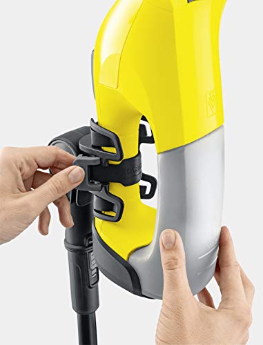 Kärcher Akku-Fenstersauger WV 6 Plus (Extra lange Akkulaufzeit: 100 min, wechselbare Absaugdüse) & Verlängerungsset (für alle Kärcher WV und KV 4, ausziehbar von 0,6 bis 1,5 Meter, 2 Teleskopstangen) – Bild 7