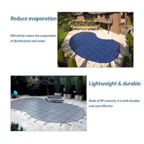 Hochleistungs-Sicherheitsabdeckung for eingebaute Pools, hochfeste, verschleißfeste Winter-Schwimmbadabdeckungen(24ft/7.3m) – Bild 3