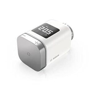 Bosch Smart Home Heizkörperthermostat II, smartes Thermostat mit App-Funktion, kompatibel mit Amazon Alexa, Apple HomeKit, Google Home