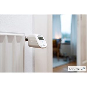 Alternative view of Homematic IP 5er Set Smart Home Heizkörperthermostat – Basic, digitaler Thermostat Heizung, Steuerung per App, Alexa, Google Assistant, einfache Installation, Energie sparen, 156541A0
