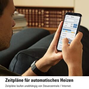 Alternative view of Eve Thermo (Apple Home) 4er Set - Smartes Heizkörperthermostat, Made in Germany, spart Heizkosten, smarte Heizungssteuerung, einfach installiert, Stiftung Warentest geprüft, Thread