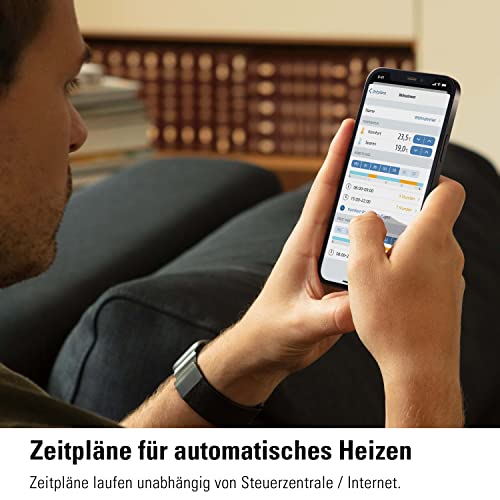 Eve Thermo (Apple Home) 4er Set - Smartes Heizkörperthermostat, Made in Germany, spart Heizkosten, smarte Heizungssteuerung, einfach installiert, Stiftung Warentest geprüft, Thread – Bild 2