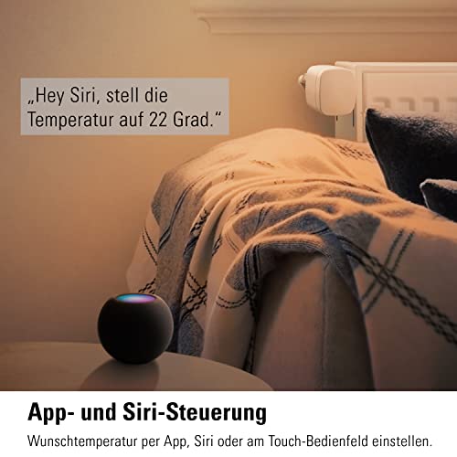 Eve Thermo (Apple Home) 4er Set - Smartes Heizkörperthermostat, Made in Germany, spart Heizkosten, smarte Heizungssteuerung, einfach installiert, Stiftung Warentest geprüft, Thread – Bild 5