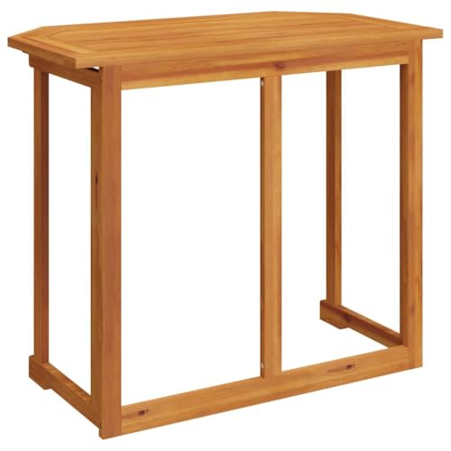 vidaXL Akazie Massiv Balkontisch Klapptisch Gartentisch Terrassentisch Tisch – Bild 6