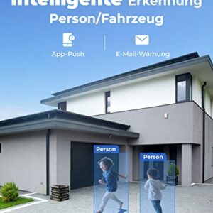 Alternative view of Reolink 4K Überwachungskamera Aussen Set, 8CH Videoüberwachung mit 4X 8MP PoE IP Kamera und 2TB HDD NVR für 24/7 Aufnahme Innen Outdoor, Personenerkennung und Fahrzeugerkennung, RLK8-800B4 Schwarz