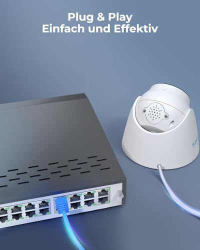 Reolink 12MP Überwachungskamera Set Aussen, 8X PoE IP Kamera Outdoor Innen, 16CH 4TB HDD NVR, Spotlights, Personen-/Fahrzeugerkennung, 2-Wege-Audio, 24/7 Aufnahme, Farb-/IR-Nachtsicht, RLK16-1200D8-A – Bild 7