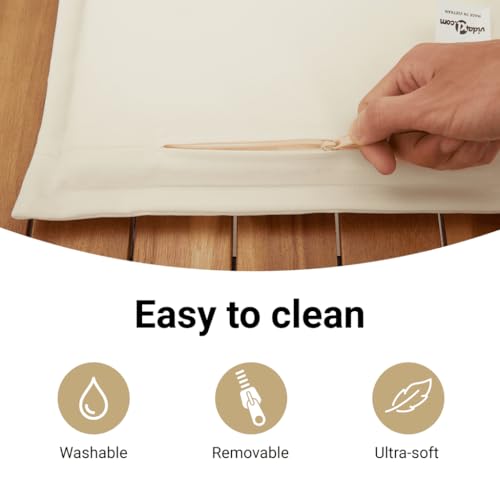 vidaXL Gartenstühle 4 STK., Gartenstuhl mit Kissen, Gartensessel Stuhl für Garten Balkon Terrasse, Sessel Stuhlset Gartenmöbel, Beigemischung Poly Rattan – Bild 6