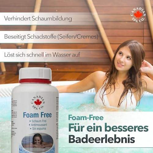 CANADIAN SPA CO. Entschäumer Hot Tub 500 ml, gegen Schaumbildung, Hot Tub Schaum Entferner für klares Wasser – Bild 4