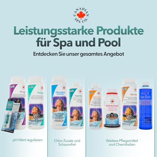 CANADIAN SPA CO. Entschäumer Hot Tub 500 ml, gegen Schaumbildung, Hot Tub Schaum Entferner für klares Wasser – Bild 7