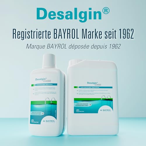 Bayrol Desalgin Classic 3 L - Lang anhaltender Schutz gegen die Entwicklung und das Wachstum von Algen. Wirkt gegen die häufigsten Algenarten, BauA No.: N-102109, Weiß – Bild 7