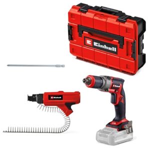 Einhell Professional Akku-Trockenbauschrauber TP-DY 18 Li BL Magazine Power X-Change (18 V, Brushless, Tiefenanschlag, inkl. Magazinaufsatz, 2x Bit, E-Case, ohne Akku)