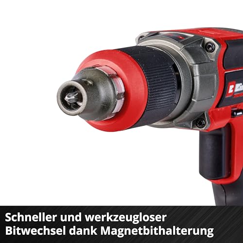 Einhell Professional Akku-Trockenbauschrauber TP-DY 18 Li BL Magazine Power X-Change (18 V, Brushless, Tiefenanschlag, inkl. Magazinaufsatz, 2x Bit, E-Case, ohne Akku) – Bild 10