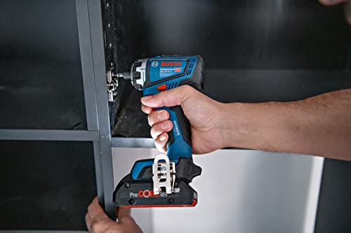 Bosch Professional 18V System Akku Schrauber GSR 18V-90 FC - FlexiClick System (inkl. 1x Gürtelclip, 1x Bithalter) – Bild 2