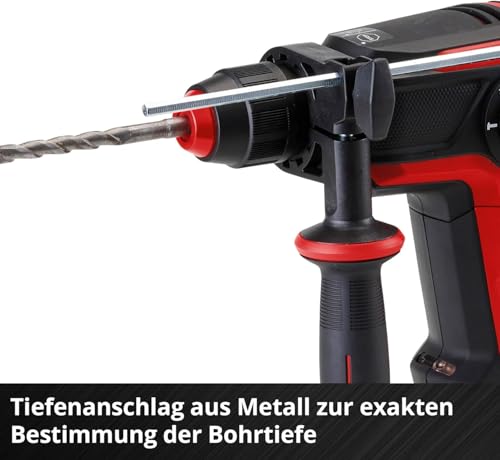 Einhell Professional Akku-Bohrhammer TP-HD 18/26 Li BL-Solo Power X-Change (18 V, Brushless, 2,6 J, SDS-plus, 26 mm Bohrleistung in Beton, 4 Funktionen, Koffer, ohne Akku) – Bild 10