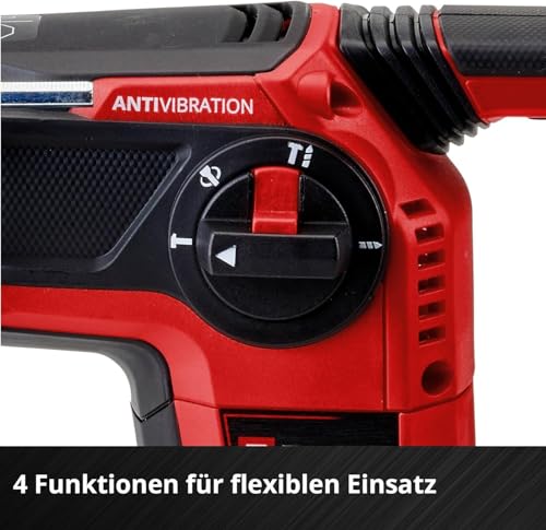 Einhell Professional Akku-Bohrhammer TP-HD 18/26 Li BL-Solo Power X-Change (18 V, Brushless, 2,6 J, SDS-plus, 26 mm Bohrleistung in Beton, 4 Funktionen, Koffer, ohne Akku) – Bild 8