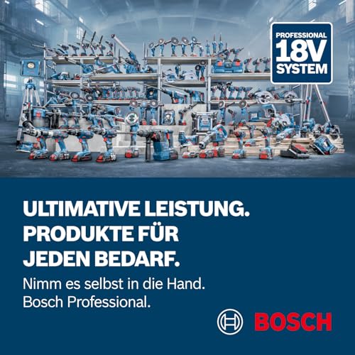 Bosch Professional 18V System Akku Bohrhammer GBH 18V-26 (SDS Plus, Bohr-Ø max: Beton/Stahl/Holz 26/13/30mm, inkl. Zusatzhandgriff, Tiefenanschlag 210mm, Maschinentuch, L-BOXX, ohne Akku/ Ladegerät) – Bild 8