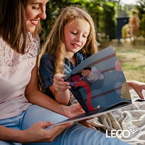 LECO Outdoor-Doppelliege Original – Sonnenliege, Gartenliege mit Sonnendach für zwei Personen wetterfest - Gestell natur – Bild 7