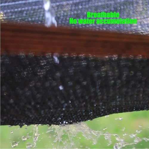 85 % UV-beständiges Schattentuch mit Ösen für Garten und Terrasse, Sichtschutznetz, 1 x 5 m bis 8 x 10 m, ideal für Gewächshäuser und Pergolen, 3 x 12 m – Bild 5