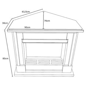 Alternative view of Kaminbau Mierzwa Gelkamin Ethanolkamin Kaminofen Eckkamin Rafael inkl. Zubehör Set - Kirschbaum