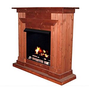 Gelkamin Ethanolkamin Modell XXL Berlin Premium mit GRATIS Zubehör - Farbwahl (Kirschbaum)