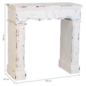 Alternative view of WANDERLUST DECO Marco de chimenea de Madera 100x40x100h cm