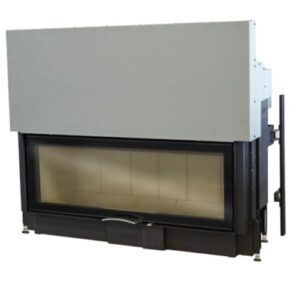 Austroflamm Kamineinsatz | 120x45 S 2.0 | Schwarz, Keramott | 13 kW