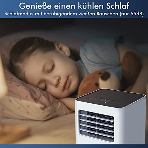 KLIM K9000 | 3-in-1 mobile Klimaanlage NEU mit integrierter Entfeuchtungsfunktion, Ventilator und Kühlmodus Fernbedienung 9000 BTU tragbare Klimaanlage mobil 5 JAHRE SCHUTZ – Bild 5
