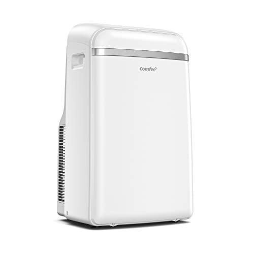Comfee Mobiles Klimagerät Umweltfreundliches KältemittelPro, 3-in-1 Klimaanlage mit Abluftschlauch, Kühlen und Entfeuchten und Ventilieren, 10000 BTU, 2,9kW, für Räume ca. 80 m³(32 ㎡), EEK A