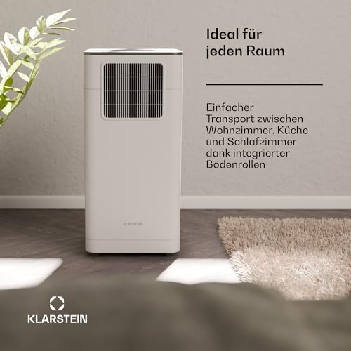 Klarstein Mobile Klimaanlage mit Abluftschlauch - 7000 BTU, 3-in-1, Leise & Energieeffizient, Smart Control via App & Fernbedienung, mit Fensterdichtungsset, R290 Kühlmittel, Für Räume bis 25 m² – Bild 5