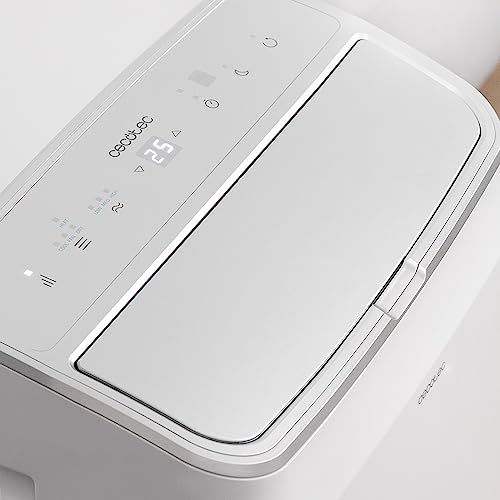 Cecotec Tragbare Klimaanlage mit Fernbedienung und Wärmepumpe ForceClima 12600Heating. 12000 BTU, LED-Display, 5 Modi, Entfeuchtungsfunktion, Abdeckung 28 m² – Bild 6