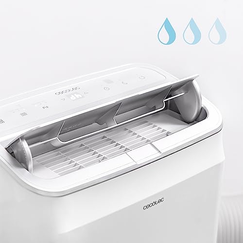 Cecotec Tragbare Klimaanlage mit Fernbedienung und Wärmepumpe ForceClima 12600Heating. 12000 BTU, LED-Display, 5 Modi, Entfeuchtungsfunktion, Abdeckung 28 m² – Bild 9