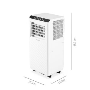 Alternative view of Heinrich´s Klimaanlage, Mobiles Klimagerät mit Abluftschlauch, 3in1 Kühlen/Entfeuchten/Lüften, 7000 BTU, inkl. 24h-Timer, Fernbedienung Touch-Bedienfeld, leise und effizient, Fensterabluft-Kit, weiß