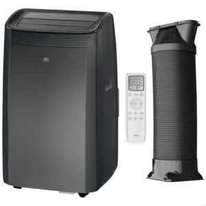 TCL Mobile Klimaanlage 12000 BTU 35m² Raumgröße - Kühlen, Heizen, Entfeuchten, Ventilieren mit Laufrollen