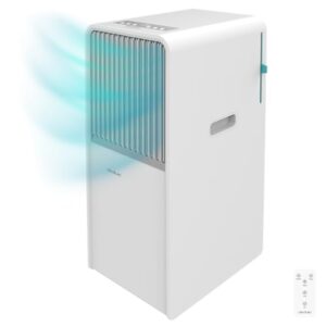 Cecotec - Mobile Klimageräte ForceClima 7150 Style, 7000 BTU, Abdeckungsbereich 20 m2, Fernbedienung, taktile Steuerung, LED -Bildschirm, 4 Modi, 2 Geschwindigkeiten, Timer