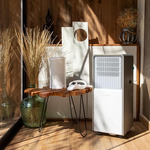 Cecotec - Mobile Klimageräte ForceClima 12850 Style Heating Connected, 12000 BTU, Abdeckung 28 m2, WiFi, Steuerung, Taktil, Wärmepumpe, Entfeuchtung, LED -Bildschirm, 5 Modi, Timer – Bild 9