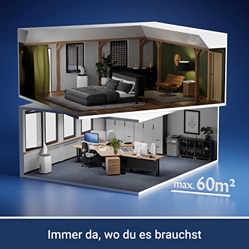 Suntec Wellness Mobiles Klimagerät Coolfixx 12000 BTU APP - Klimaanlage mobil und leise mit Smart App Steuerung – Entfeuchter für Räume bis 60 qm – Mobile Kühlung & Heizung für zuhause – 12.000 BTU – Bild 6