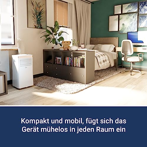 SUNTEC Mobiles Klimagerät Coolfixx 9000 BTU Design rosé App – Klimaanlage mobil und leise mit Smart App Steuerung – Entfeuchter für Räume bis 34 qm – Mobile Kühlung für zuhause – 9.000 BTU – Bild 6
