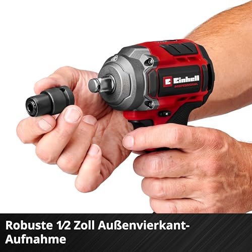 Einhell Professional Akku-Schlagschrauber TP-CW 18/350-C Li BL-Solo Power X-Change (18 V, 350 Nm Drehmoment, 600 Nm Lösemoment, Brushless, Außenvierkant-Aufnahme, ohne Akku) – Bild 10