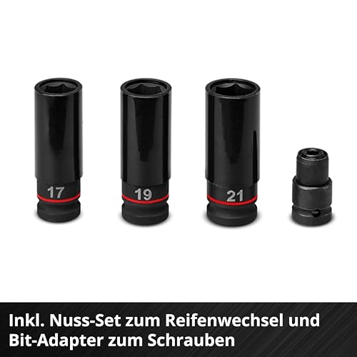 Einhell Professional Akku-Schlagschrauber TP-CW 18/350-C Li BL-Solo Power X-Change (18 V, 350 Nm Drehmoment, 600 Nm Lösemoment, Brushless, Außenvierkant-Aufnahme, ohne Akku) – Bild 7