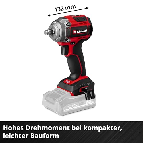 Einhell Professional Akku-Schlagschrauber TP-CW 18/350-C Li BL-Solo Power X-Change (18 V, 350 Nm Drehmoment, 600 Nm Lösemoment, Brushless, Außenvierkant-Aufnahme, ohne Akku) – Bild 8