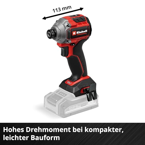 Einhell Professional Akku-Schlagschrauber TP-CI 18/250-C Li BL-Solo Power X-Change (18 V, 250 Nm Drehmoment, Brushless, Innensechskant-Aufnahme, LED-Licht, ohne Akku) – Bild 10