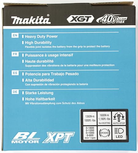 Makita TW002GZ Akku-Schlagschrauber 40V max. (ohne Akku, ohne Ladegerät) – Bild 19