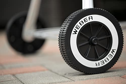 Weber Classic Kettle Holzkohlegrill/Porzellanemaillierter Deckel und Kessel, 57 cm Grillfläche, One-Touch-Reinigungssystem, Deckelthermometer, Dreibein-Ständer und Räder, Schwarz – Bild 16