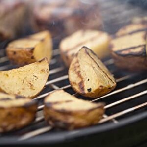 Alternative view of Weber Smokey Joe Premium Holzkohlegrill/Tragbares Design, Porzellanemaillierter Deckel und Kessel, 37 cm Grillfläche, Tuck-N-Carry-Griff, Rauchgrau