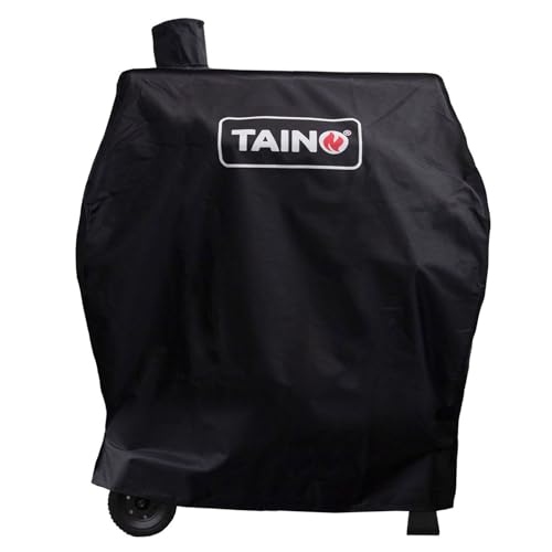 TAINO HERO XXL Holzkohlegrill Set Abdeckhaube Grillplatte Smoker Grillwagen BBQ – Bild 9