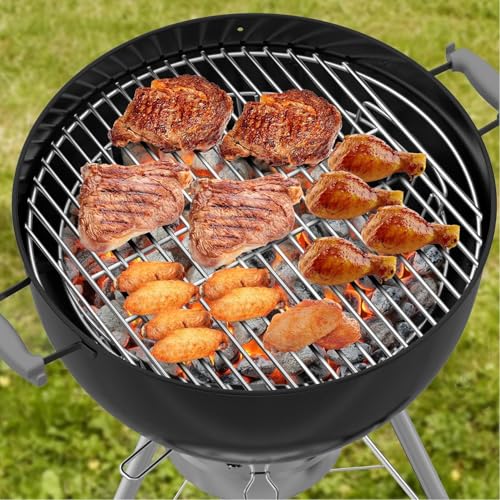 Onlyfire Holzkohlenaschenkorb aus Edelstahl für 57cm Holzkohlegrill,Kohlekorb für 57cm Weber Kugelgrill – Bild 8