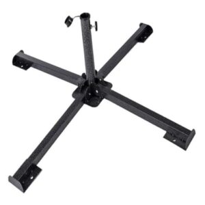 Sonnenschirmständer, faltbar, aus Metall, verstellbar, tragbar, robust, for Garten, Strand, Picknick, Parks
