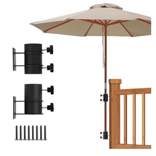 Laikoutd Rostbeständige Schirmhalterung Aus Stahl Ständerbefestigungsklemme Mit Starker Konstruktion Universell Für Terrassen Picknicks Tischdock Universell Auf Decks Oder Terrassen – Bild 7